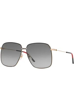 Gucci Woman Sunglasses GG0394S - Frame color: Shiny Gold, Lens color: