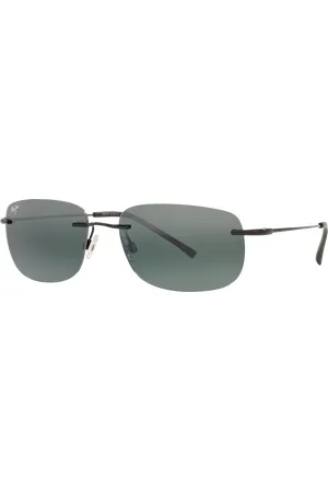 Maui Jim Unisex Sunglasses Ohai - Frame color: Black, Lens color: