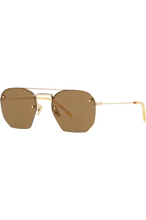 Saint Laurent Unisex Sunglasses SL 422 - Frame color: Gold , Lens color: