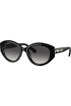 Swarovski Woman Sunglasses SK6005 - Frame color: Black, Lens color: