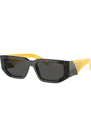Prada Man Sunglasses PR 09ZS - Frame color: Black Yellow Marble, Lens color: