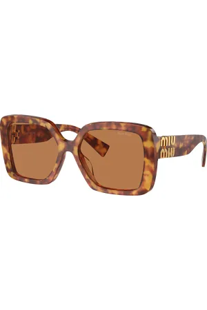 Miu Miu Woman Sunglasses MU 10YS - Frame color: Light Havana, Lens color: