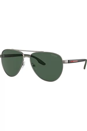 Prada Man Sunglasses PS 52YS - Frame color: Silver, Lens color: