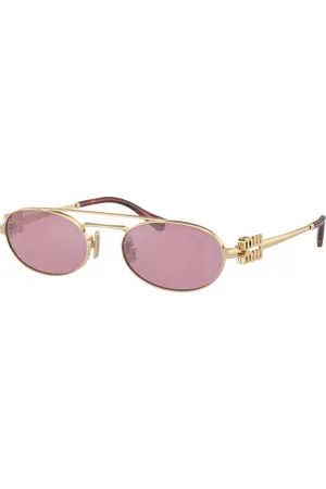 Miu Miu Woman Sunglasses MU 54ZS - Frame color: Pale Gold, Lens color: