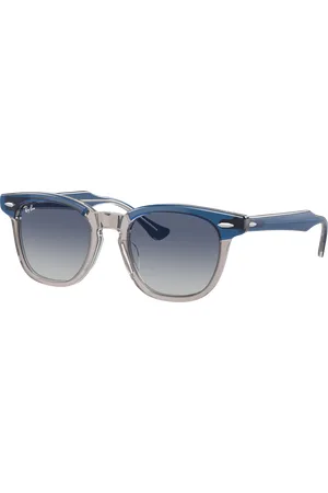 Ray-Ban Unisex Sunglasses RB9098S Kids - Frame color: Top Dark Blue & Brown & Light Grey, Lens color: Grey/Blue