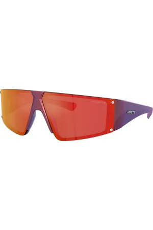 Arnette Man Sunglasses AN4332 Saturnya - Frame color: Alumina Burgundy, Lens color: Dark Grey Mirror Red/Yellow