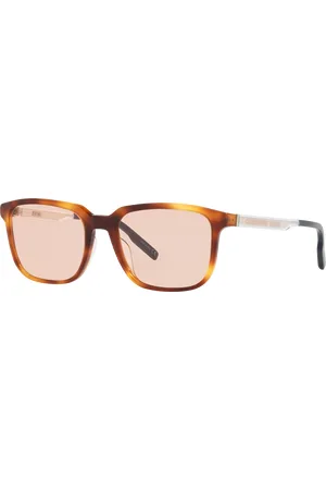 Dior Man Sunglasses tag SU - Frame color: Light Havana, Lens color: