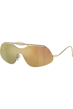 FERRARI Unisex Sunglasses FH1007 - Frame color: Pale Gold, Lens color: