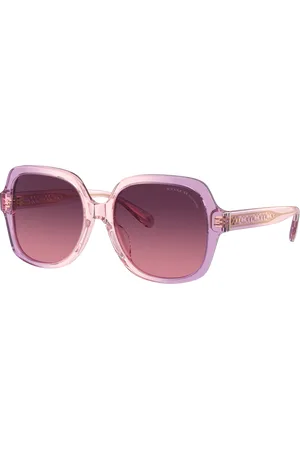 Coach Woman Sunglasses HC8395U CR614 - Frame color: Amethyst/Pink Gradient, Lens color: