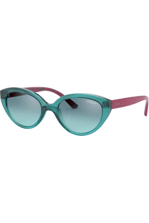 vogue Unisex Sunglasses VJ2002 - Frame color: Top Transparent Green, Lens color: