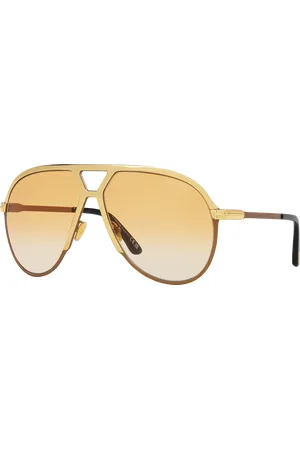 Tom Ford Man Sunglasses Xavier TF - Frame color: Shiny Gold, Lens color: