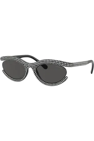 Swarovski Woman Sunglasses SK6006 - Frame color: Black, Lens color: