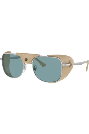 Persol Man Sunglasses PO1013SZ - Protector - Frame color: Silver, Lens color:
