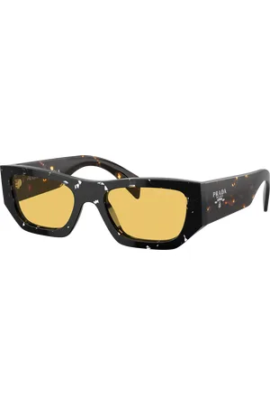 Prada Unisex Sunglasses PR A01S - Frame color: Havana Black Transparent, Lens color: