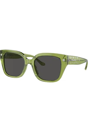 Coach Woman Sunglasses HC8392U CR611 - Frame color: Transparent Key Lime, Lens color: