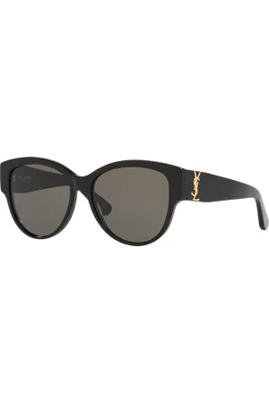 Saint Laurent Unisex Sunglasses SL M3 - Frame color: Black, Lens color: