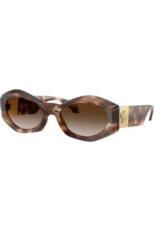 VERSACE Woman Sunglasses VE4466U - Frame color: Havana, Lens color: