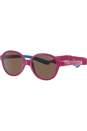 vogue Unisex Sunglasses VJ2012 - Frame color: Pink On Rubber Blue, Lens color: