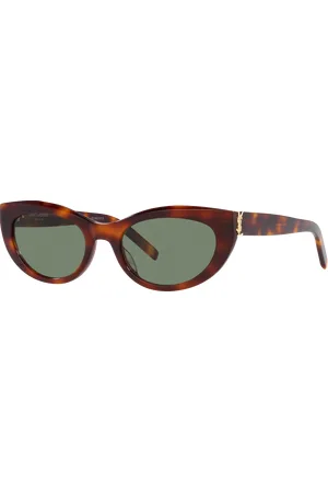 Saint Laurent Unisex Sunglasses SLM115 - Frame color: Tortoise, Lens color: