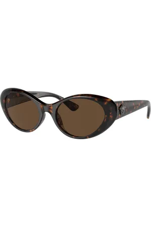 VERSACE Woman Sunglasses VE4455U - Frame color: Havana, Lens color: