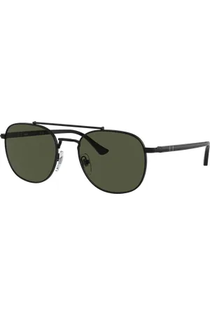 Persol Unisex Sunglasses PO1006S - Frame color: Black, Lens color: