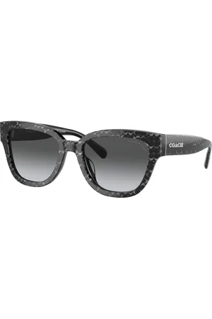 Coach Woman Sunglasses HC8379U CL920 - Frame color: Grey Pearl Signature C, Lens color: