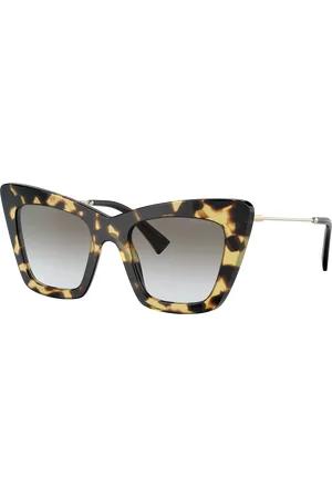 Miu Miu Woman Sunglasses MU 01WS - Frame color: Havana Light, Lens color: