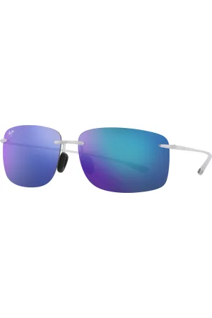Maui Jim Unisex Sunglasses B443-05CM - Frame color: Crystal Matte, Lens color: