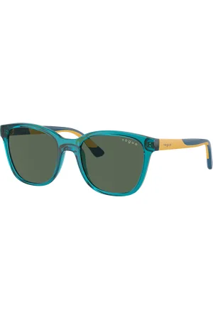 vogue Unisex Sunglasses VJ2019 - Frame color: Transparent Blue, Lens color: