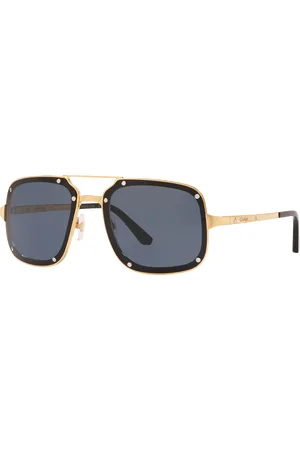 Cartier Unisex Sunglasses CT0194S - Frame color: Gold Shiny, Lens color: