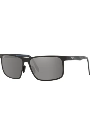Maui Jim Man Sunglasses Wana - Frame color: Black Matte, Lens color: