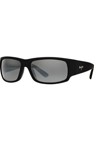 Maui Jim Unisex Sunglasses World Cup - Frame color: Black Matte, Lens color: