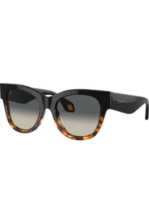 Giorgio Armani Woman Sunglasses AR8195U - Frame color: Black/Yellow Havana, Lens color: