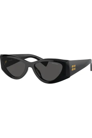 Miu Miu Woman Sunglasses MU 06YS - Frame color: Black, Lens color:
