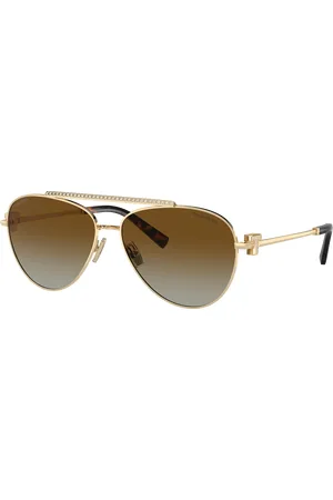 Tiffany & Co. Woman Sunglasses TF3101B - Frame color: Pale Gold, Lens color: