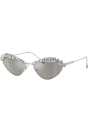 Swarovski Woman Sunglasses SK7009 - Frame color: Silver, Lens color: