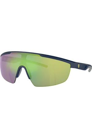 FERRARI Unisex Sunglasses FZ6005U - Frame color: Matte Blue, Lens color: