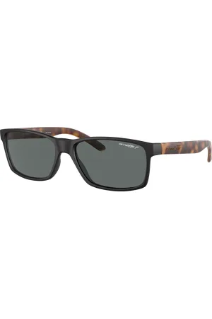 Arnette Unisex Sunglasses AN4185 Slickster - Frame color: Rubber Black, Lens color: