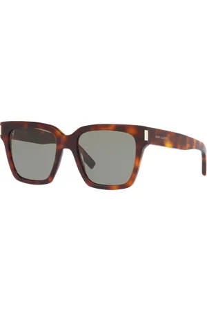 Saint Laurent Unisex Sunglasses SL 507 - Frame color: Brown, Lens color: