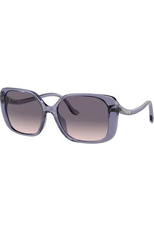 Coach Woman Sunglasses HC8376U CL929 - Frame color: Transparent Violet, Lens color: