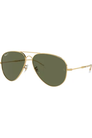 Ray-Ban Unisex Sunglasses RB3825 Old Aviator - Frame color: Arista Gold, Lens color: