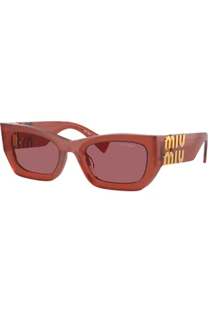 Miu Miu Woman Sunglasses MU 09WS - Frame color: Cognac Opal, Lens color: