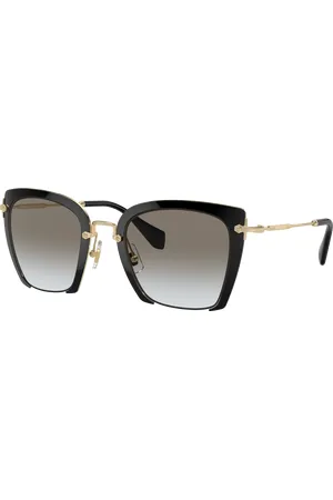 Miu Miu Woman Sunglasses MU 52RS - Frame color: Black, Lens color:
