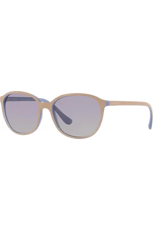 Sunglass Hut Collection Woman Sunglasses HU2003 - Frame color: Top Beige On Azure, Lens color: