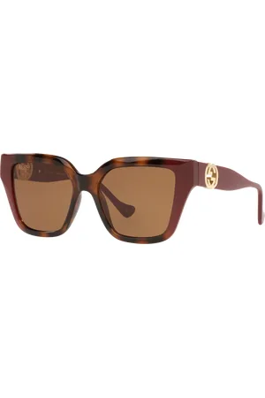 Gucci Woman Sunglasses GG1023S - Frame color: Brown, Lens color: