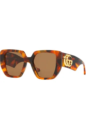 Gucci Woman Sunglasses GG0956S - Frame color: Tortoise, Lens color: