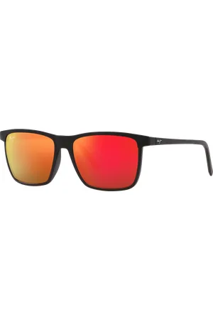 Maui Jim Unisex Sunglasses One Way - Frame color: Black Matte, Lens color: