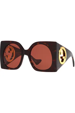 Gucci Woman Sunglasses GG1254S - Frame color: Brown Light, Lens color: