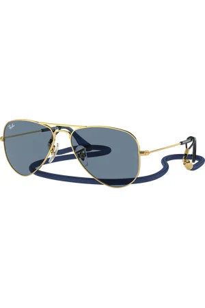 Ray-Ban Unisex Sunglasses RB9506S Aviator Kids - Frame color: Arista Gold, Lens color: