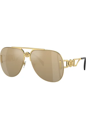 VERSACE Unisex Sunglasses VE2255 - Frame color: Gold, Lens color:
